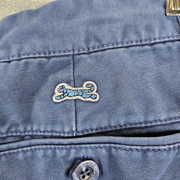 Le Tigre Pants Mens Size 34Wx34L Blue Straight Leg Chino Flat Front - Picture 8 of 10